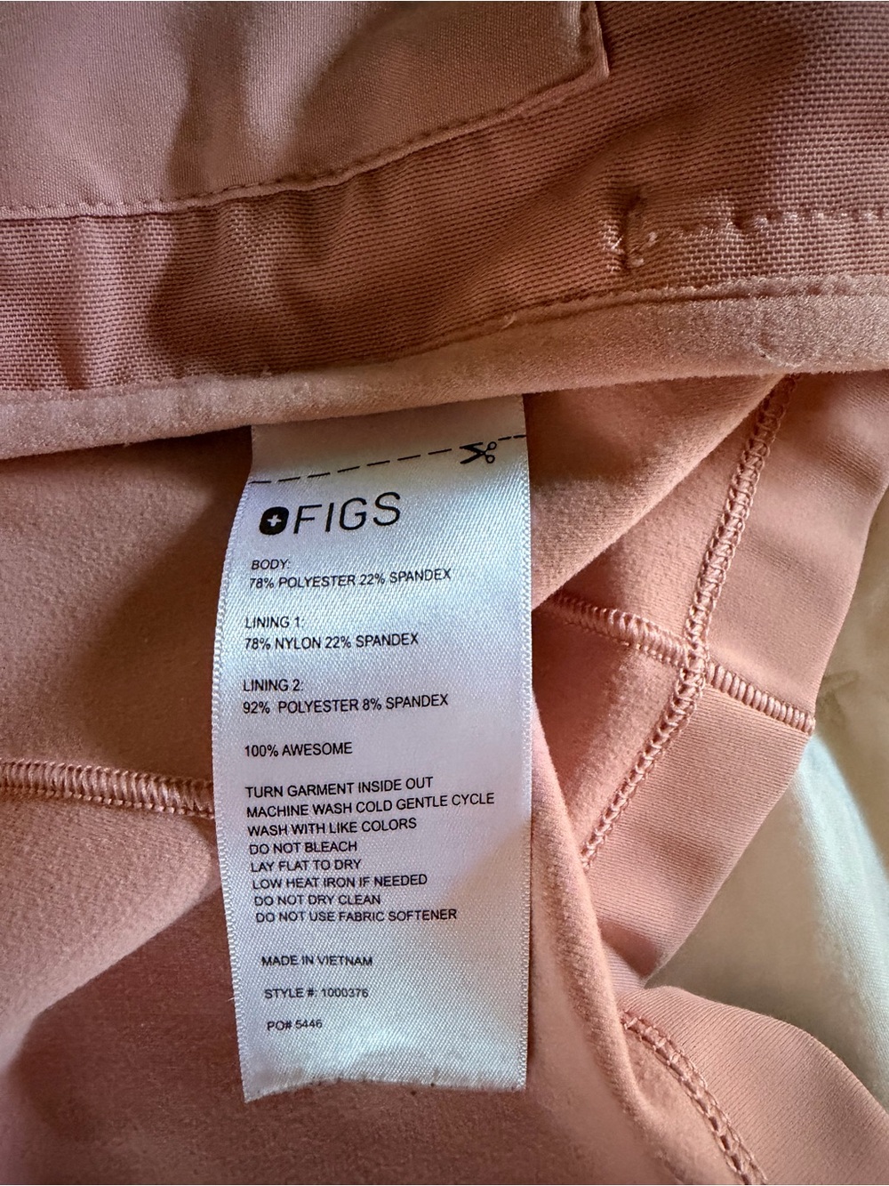 On shift contour knit jacket- pink sand - Picture 4 of 5